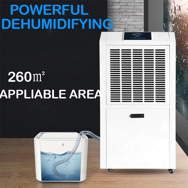 Deshumidificador de aire industrial 138L de gran capacidad 4