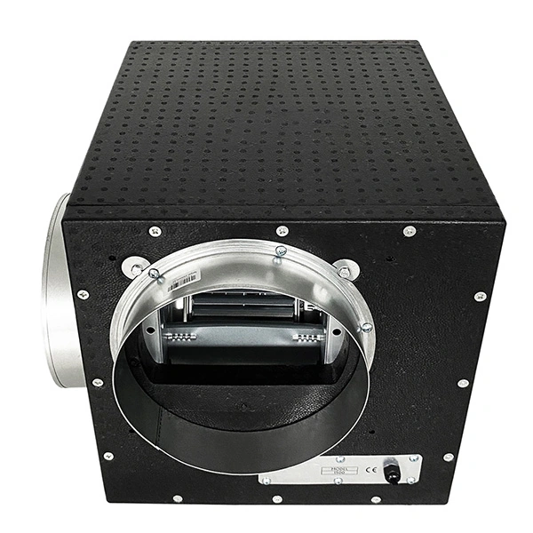 Caja de espuma de hidroponia Ventilador de conducto centrífugo acústico ruido inferior